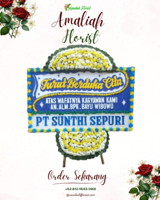 Papan Bunga Duka di Nuku