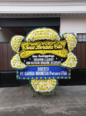 Papan Bunga Duka di Nuku